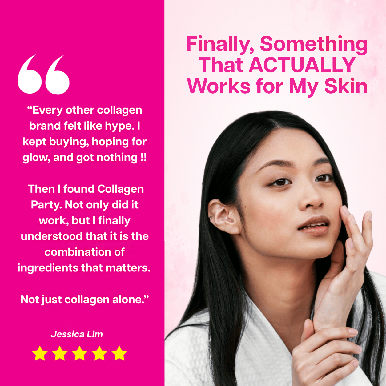 Ventamin Collagen Party: Doctor-Formulated Drink Mix for Firmer, Tighter, Younger Skin
