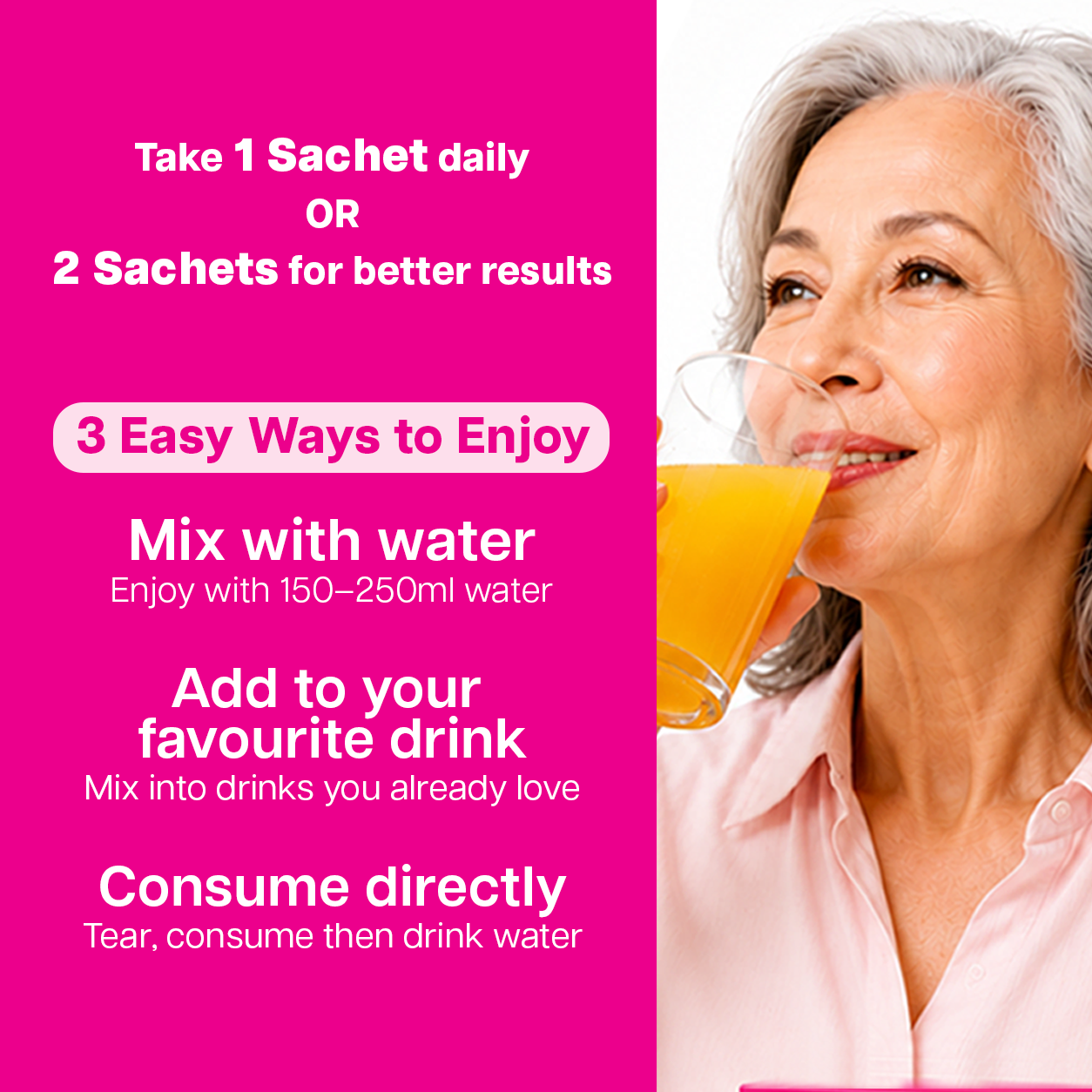 Ventamin Collagen Party: Doctor-Formulated Drink Mix for Firmer, Tighter, Younger Skin