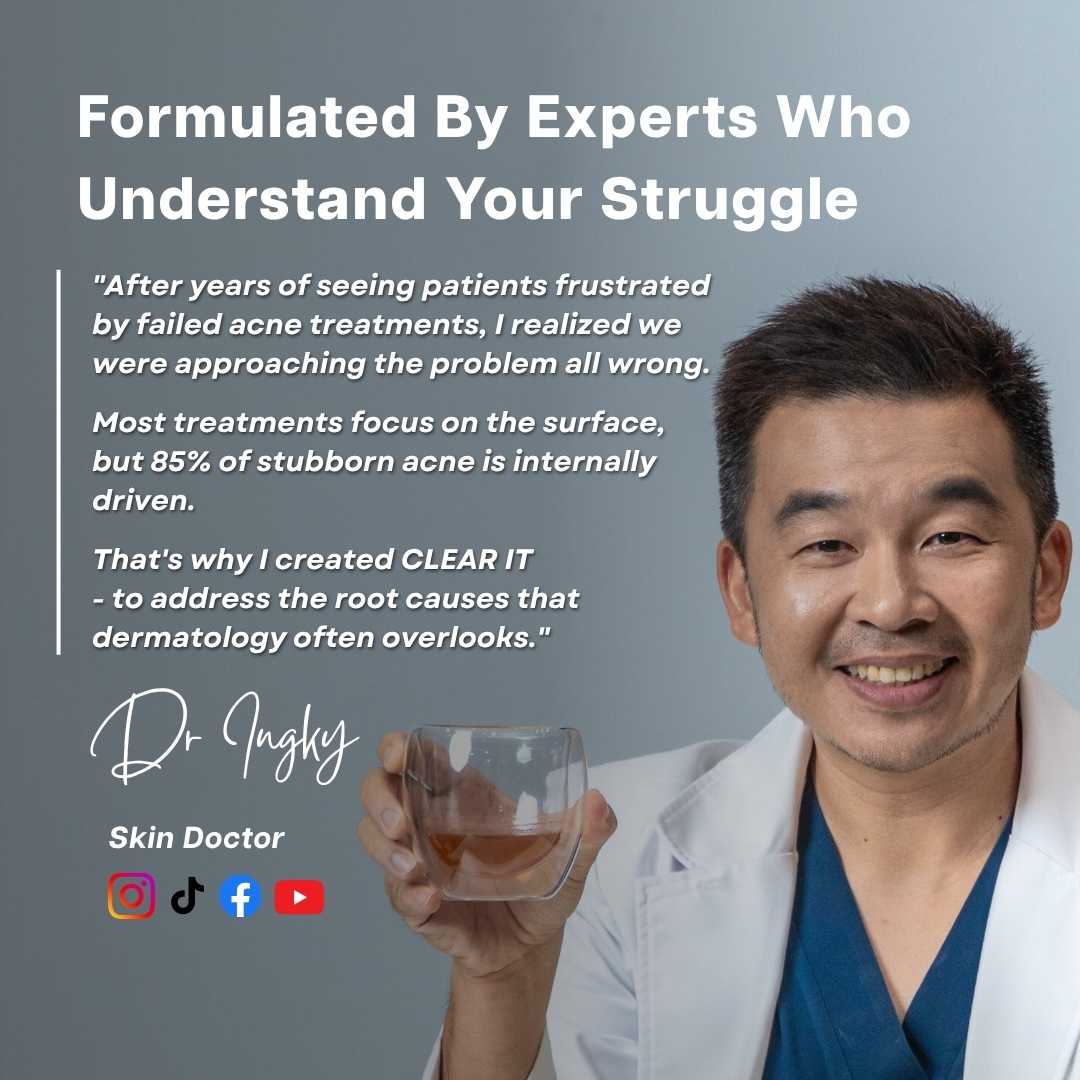 Ventamin Clear It+: Doctor-Formulated Drink Mix for Acne & Breakout Control