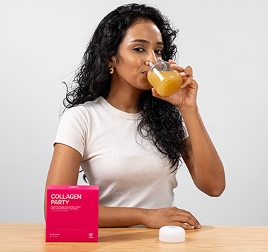 Sip daily. Take it once a day for long-term skin support.