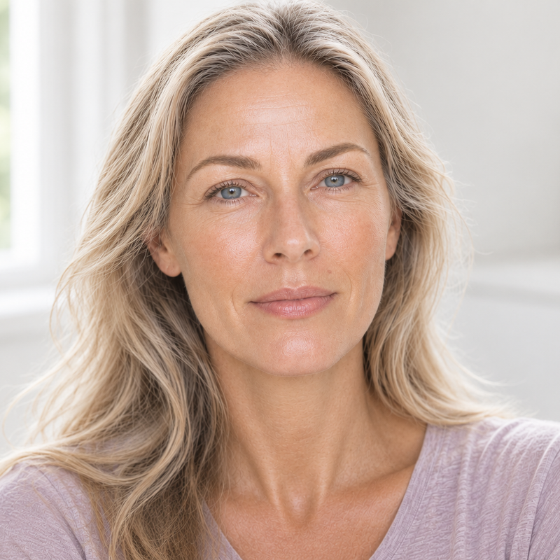 Fine lines look softer, wrinkles less defined. Skin looks healthier, plumper, and more youthful.