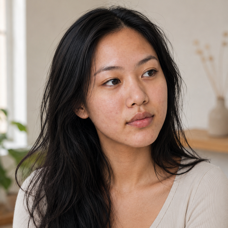 Oil feels more under control. 79% of users experience a noticeable reduction in acne symptoms. Less greasy by midday, pores feel less clogged, and skin feels smoother.